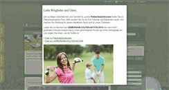 Desktop Screenshot of golfclub-am-meer.de