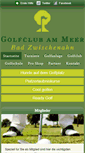 Mobile Screenshot of golfclub-am-meer.de